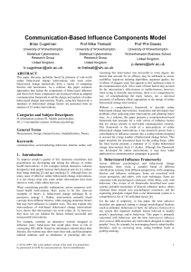 Cugelman  2009 communication-based influence components model