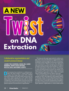 A new twist on DNA extraction