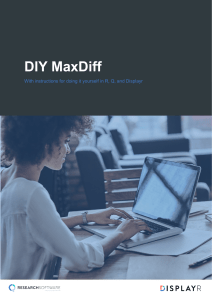 DIY MaxDiff