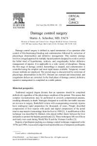 Damage Control Surgery 2004 (Feb-14-08)