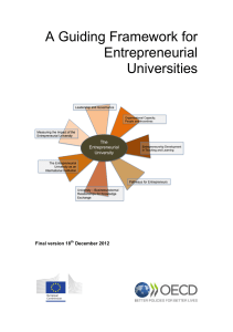 EC-OECD Entrepreneurial Universities Framework