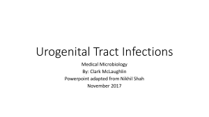 Urogenital Tract Infections Micro