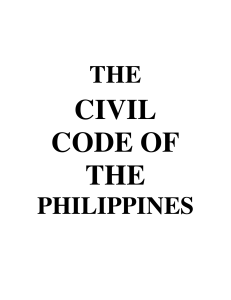 Civil Code (R.A. No. 386)