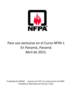 NFPA 1 ed2006 (esp) Código unificado de seguridad contra incendios