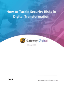 How to Tackle Security Risks in Digital Transformation