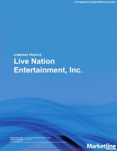 Live Nation Entertainment, Inc. - United States, January 2019