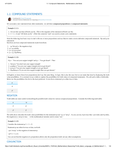 Compound Statements - Mathematics LibreTexts