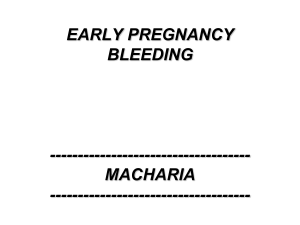 EARLY PREGNANCY BLEEDING[1]