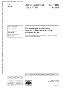ISO 14001 2015年英文版