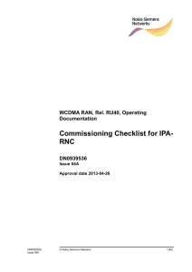 rnc comm checklist
