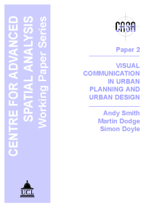 90's visual coomunication design programs in urbanplandesign