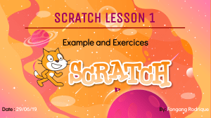 ICT4KIDS Scratch lesson 2 - Examples