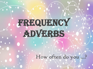 frequency adverbs