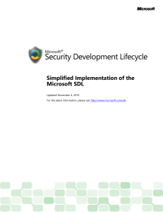 Simplified Implementation of the SDL
