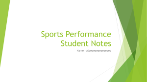 SP Nutrition Student notes