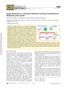 Chen et al. - 2019 - Graph Networks as a Universal Machine Learning Fra