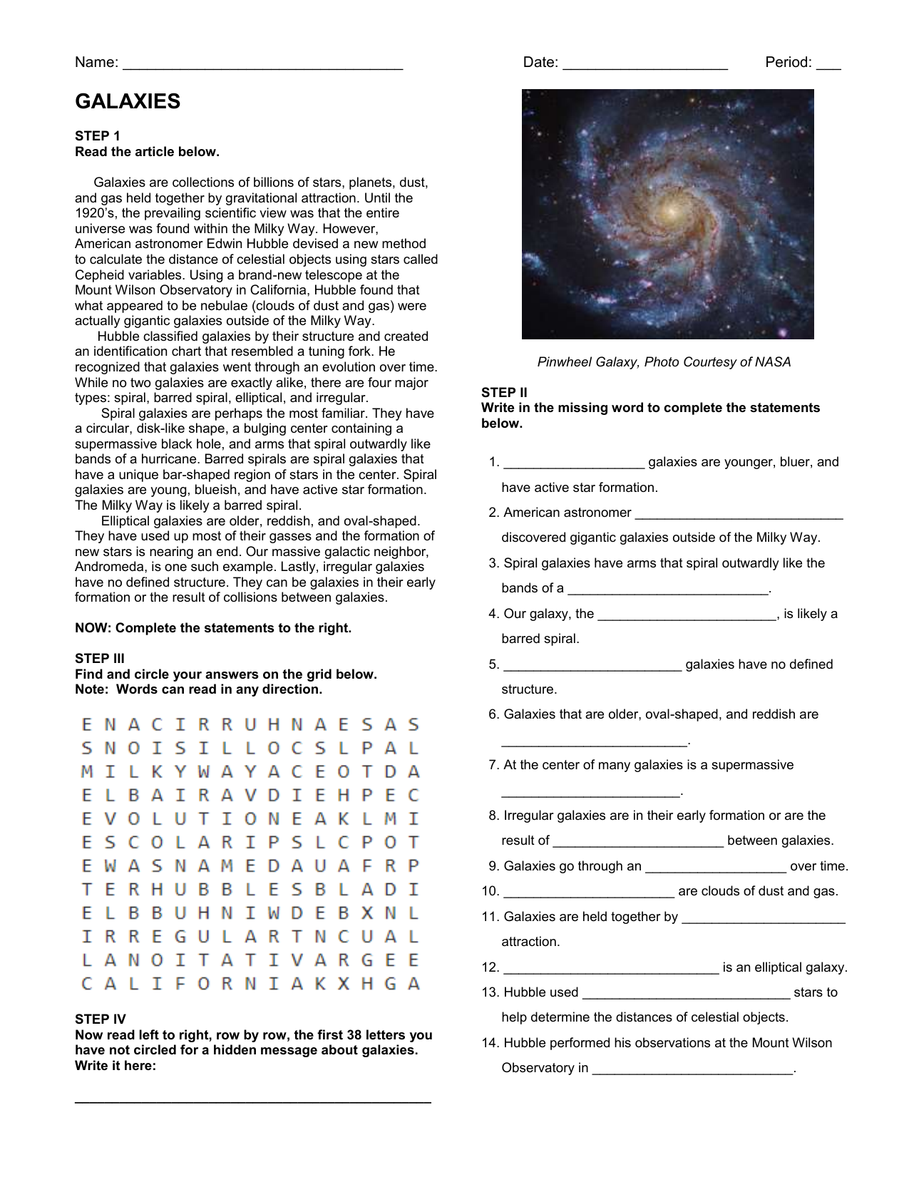 astronomy homework answers