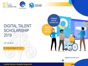 Digital Talent Scholarship AI NLTK