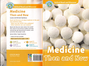 Medicine Then and Now by Louise and Richard Spilsbury (Oxford Read and Discover Level 5, 2015)
