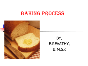baking process