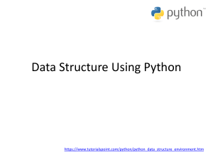 Data Structure Using Python