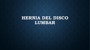 Hernia del disco lumbar