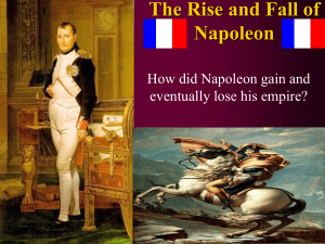 1. The Rise and Fall of Napoleon