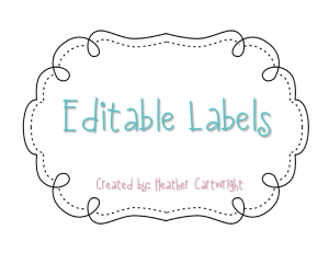 EditableLabelsFREEBIE