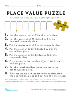 math puzzle 