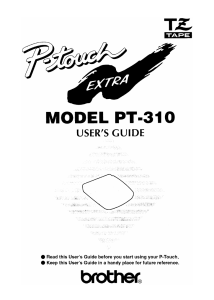 ptouch manual