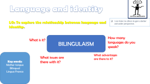 Billingualism intro