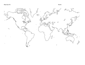 World Map Quiz: Geography Assessment