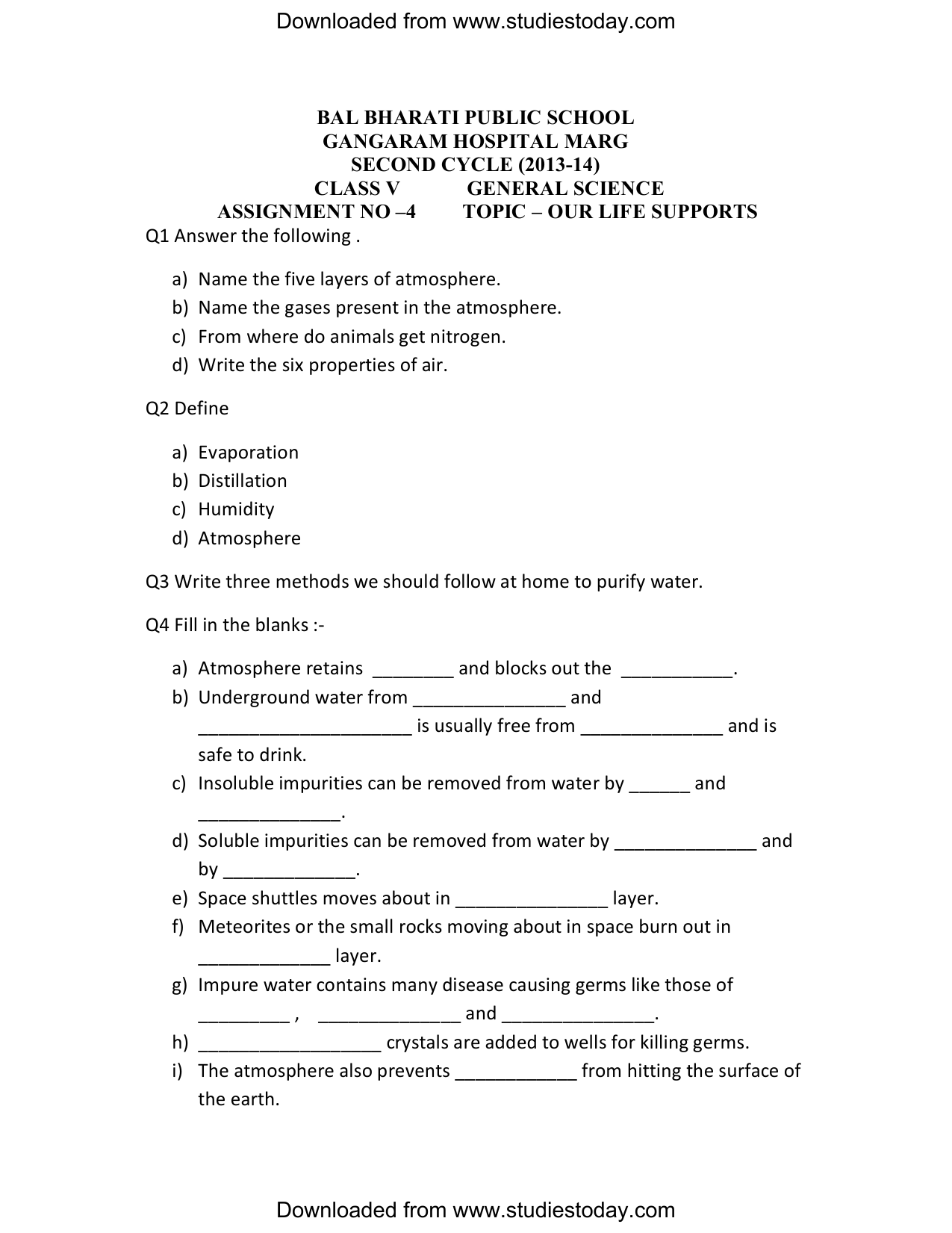 Pronouns Worksheet For Grade 6 Cbse