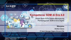 Kompetensi SDM 4.0 (Direktur BTN)