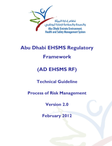 AD EHSMS RF - TG - Process of Risk Management