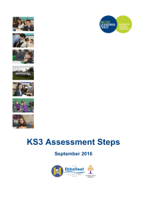 KS3 Assessment steps