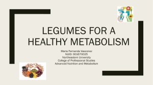 Legumes and metabolism