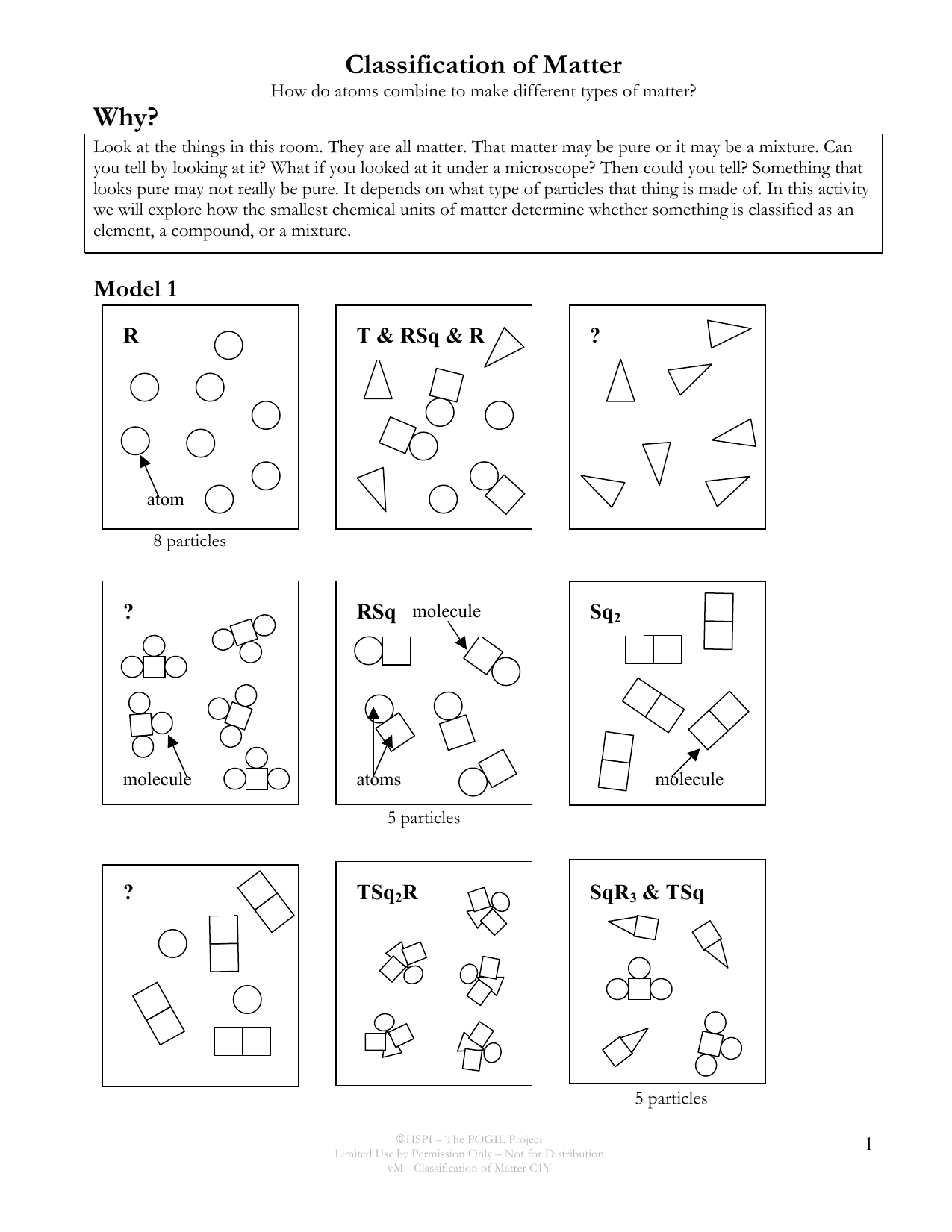Classification Of Matter Pogil Answer Key - Math Learning Center 6th.