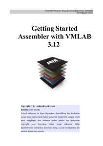 Getting started assembler VmLab 3.12