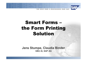 Smart Forms the Form Printing Solution
