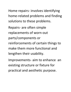 Home repairs