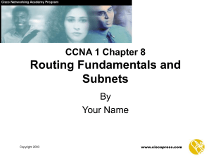 CCNA1 Ch08