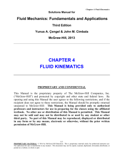 Fluid mechanics solution manual
