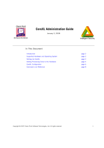 CoreXL Administration Guide