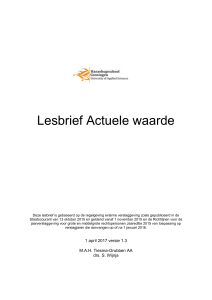 Lesbrief Actuele Waarde versie 1.3
