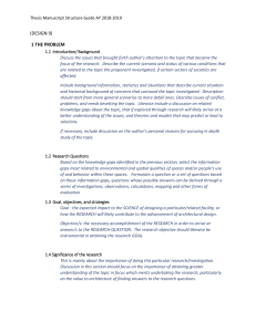 Thesis Manuscript Structure Guide (Design 9)