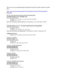 Guichard Math 127 Readings (F18)