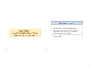 fac 7197 CHAPTER 7 MANAGEMENT ACCOUNTING AND DECISION MAKING 