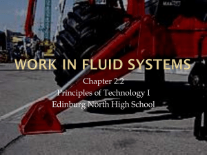 work in fluid systems