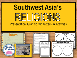 SW Asia Religions